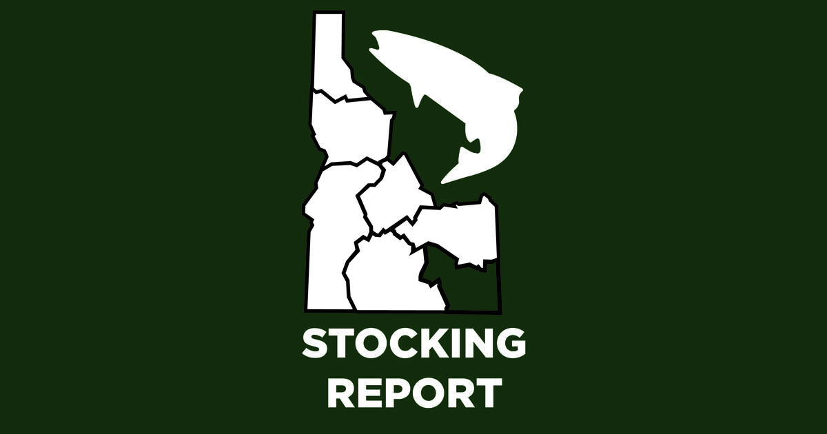 June trout stocking schedule for the Southeast Region