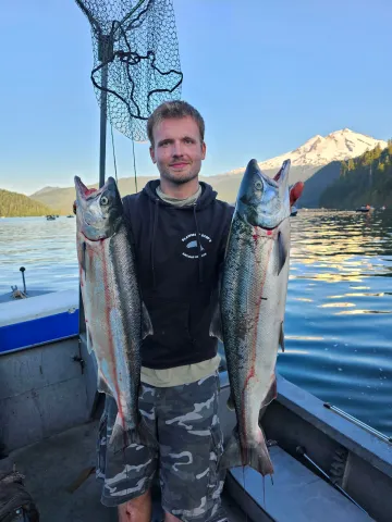 Fishing on Baker Lake