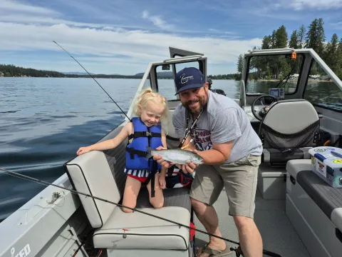 Helping kids to fish