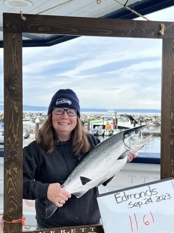 coho salmon.