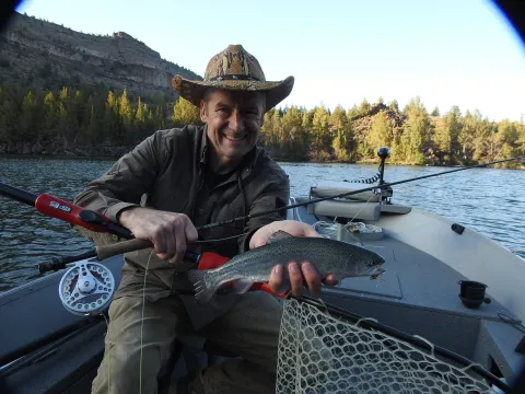 Forecast the fishing for late winter rainbows